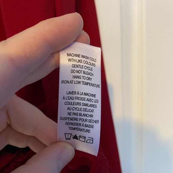 Sheer Deep V Neck Blouse - Picture 9 of 9